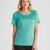 Tops NoniB | Noni B Short Sleeve Rib Top