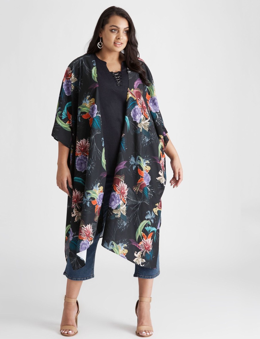 Outerwear Beme | Beme Floral Kimono