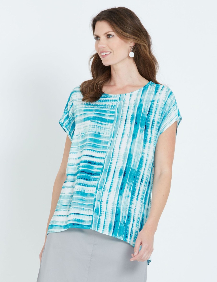 Sleepwear WLane | W.Lane Maggie Watercolour Blouse