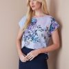 Tops NoniB | Noni B Hotfix Floral Knitwear Back Top