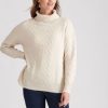 Knitwear WLane | W.Lane Cowl Neck Textured Pullover