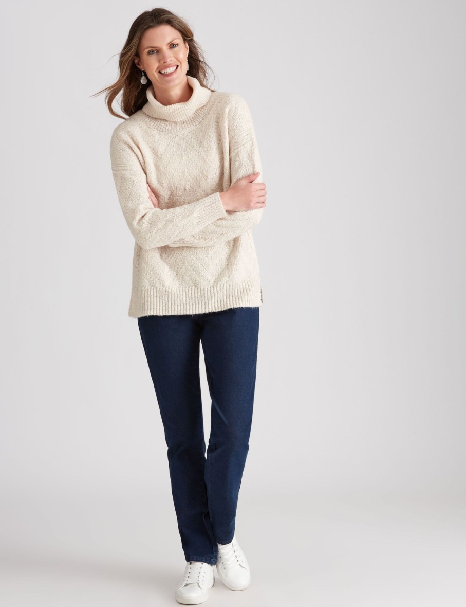 Knitwear WLane | W.Lane Cowl Neck Textured Pullover