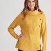 Knitwear WLane | W.Lane Assymetrical Cable Pullover Top