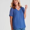 Tops NoniB | Noni B Chiffon Overlay Top