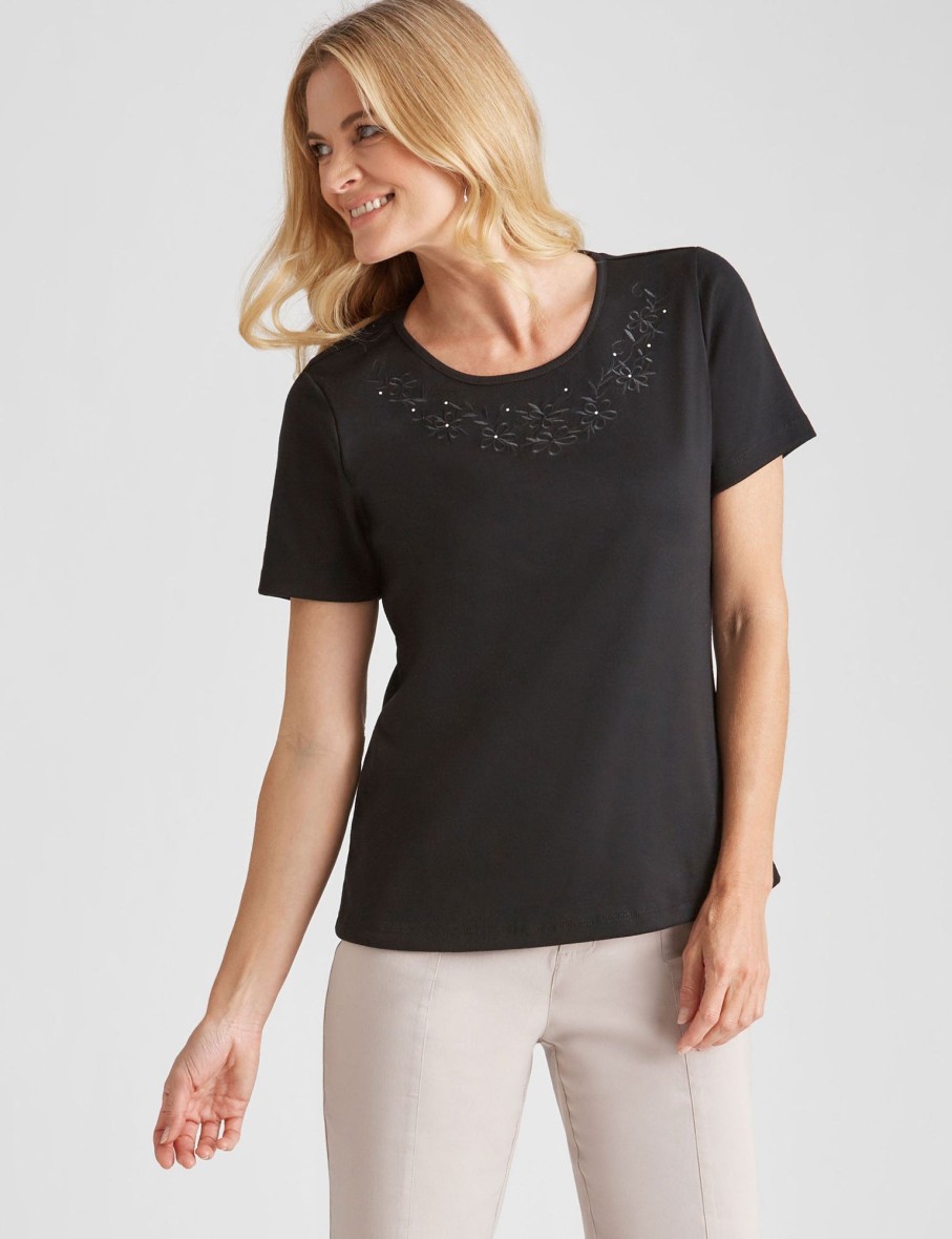 Tops NoniB | Noni B Short Sleeve Rib Top