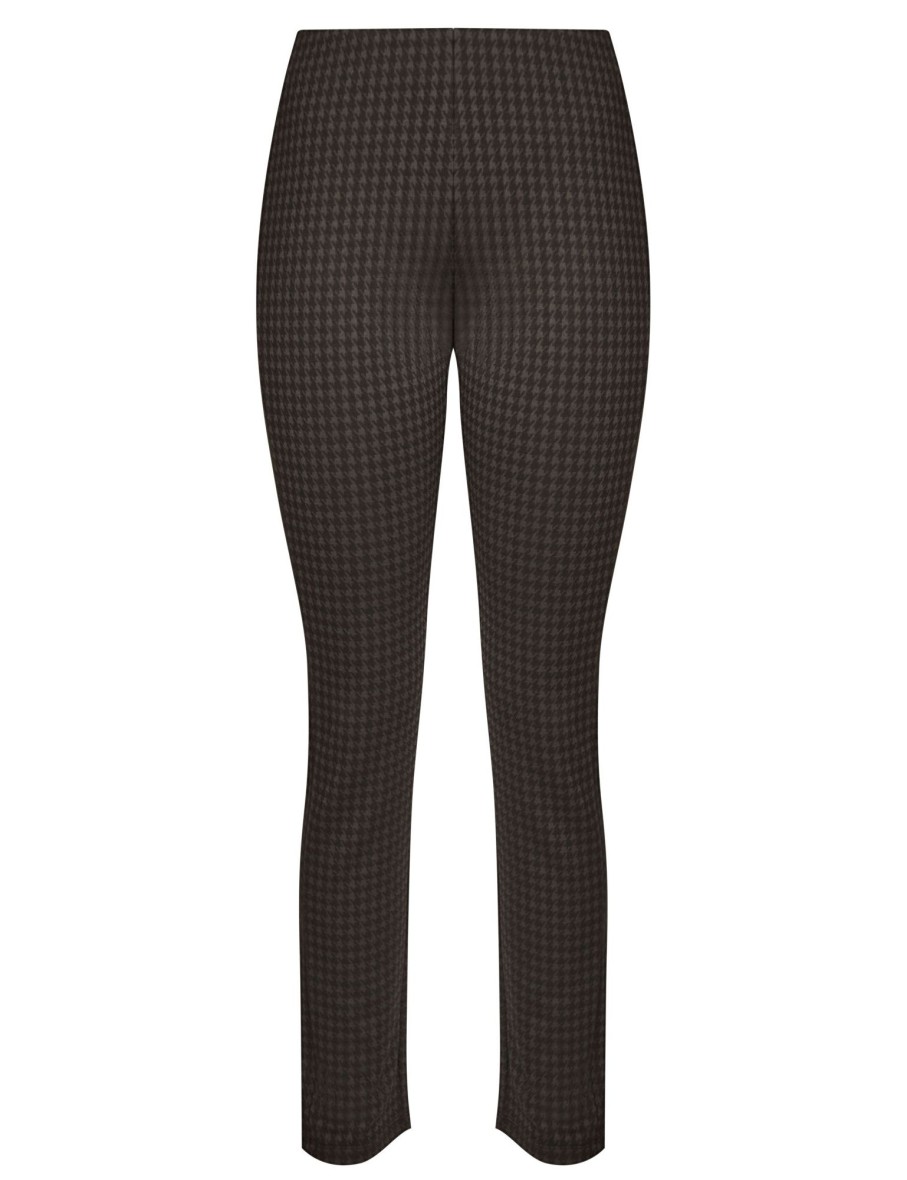 Bottoms WLane | W.Lane Houndstooth Ponte Pants