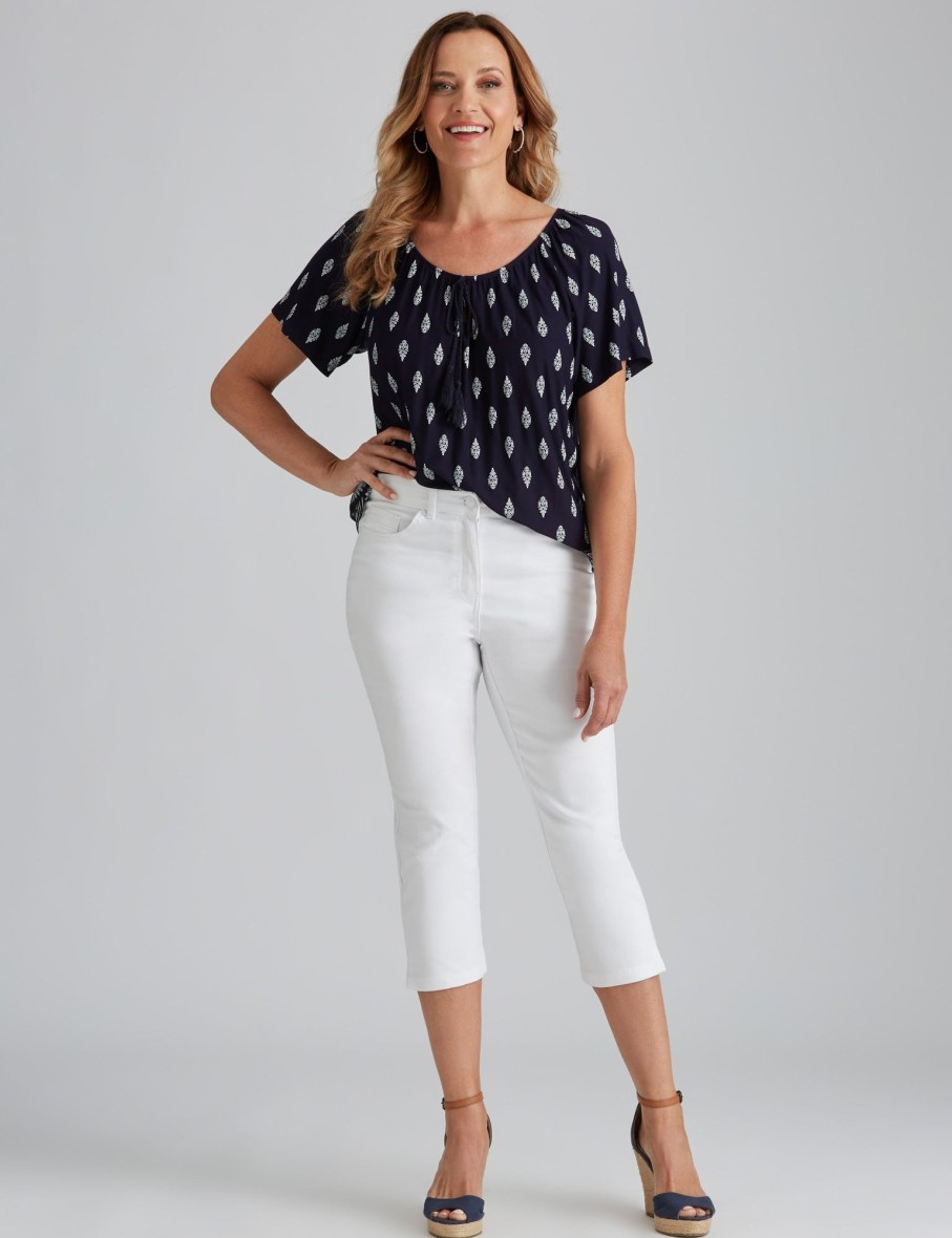 Bottoms Millers | Millers Crop 5 Pocket Jeans