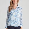 Tops NoniB | Noni B Lurex Printed Shirt