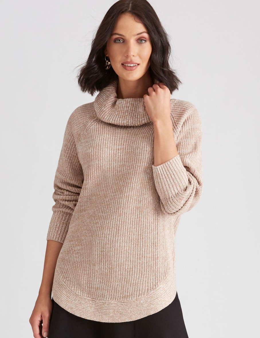 Knitwear Katies | Katies Long Sleeve Roll Neck Cotton