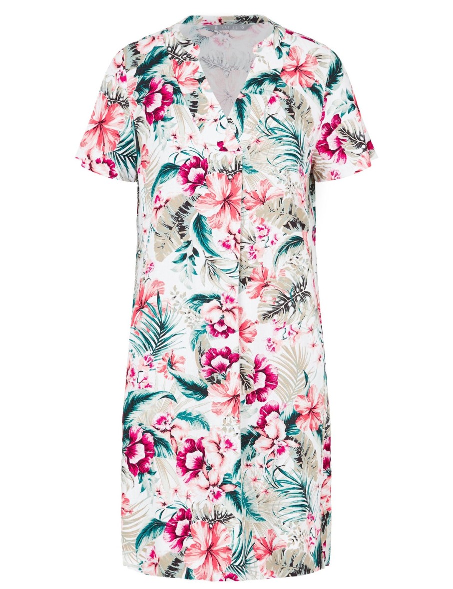 Dresses Katies | Katies Linen Blend V Neck Shift Dress