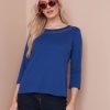 Tops NoniB | 3/4 Sleeve Hotfix Rib Tee