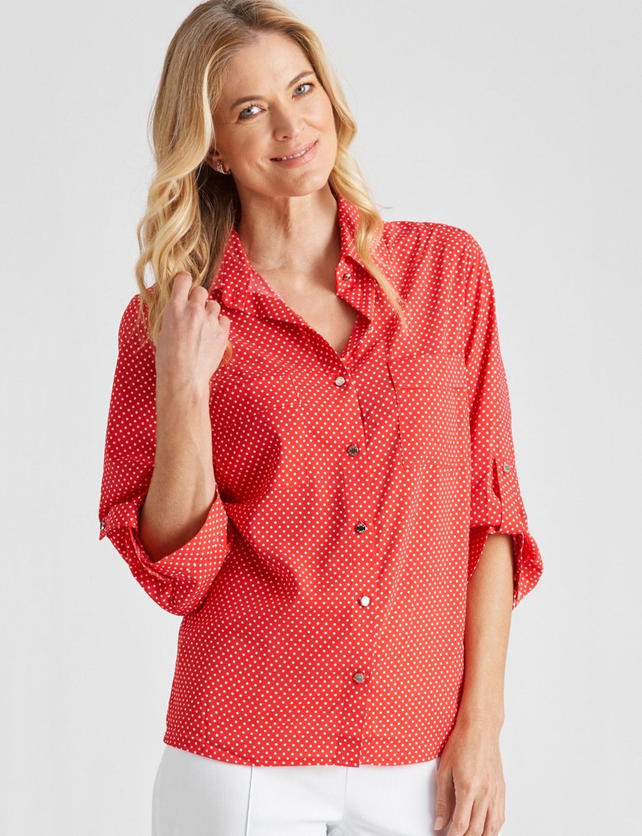 Tops NoniB | Noni B Sally Spot Blouse