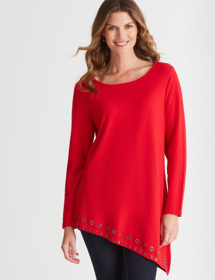 Knitwear WLane | W.Lane Eyelet Stud Tunic