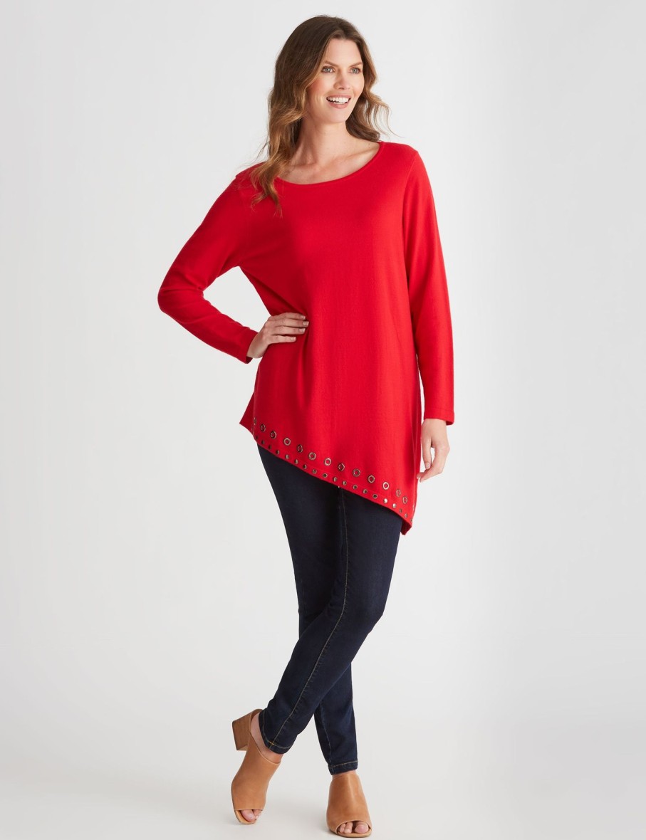 Knitwear WLane | W.Lane Eyelet Stud Tunic