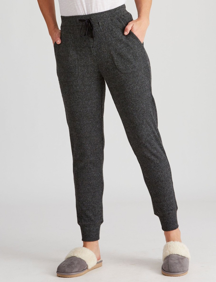 Sleepwear Rivers | Rivers Fluffy Ribbed Sleep Pant