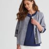 Outerwear WLane | W.Lane Linen Embroidery Detail Jacket