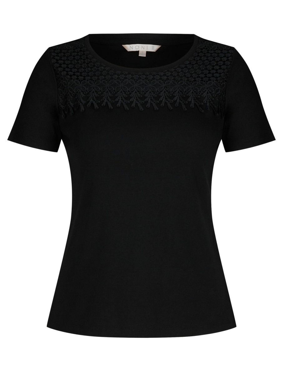 Tops NoniB | Short Sleeve Rib T-Shirt