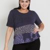 Tops Beme | Beme Short Sleeve Crushed Top