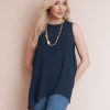 Tops NoniB | Sleeveless Double Layer Top