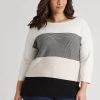 Knitwear Autograph | Autograph 3/4 Stripe Jumper