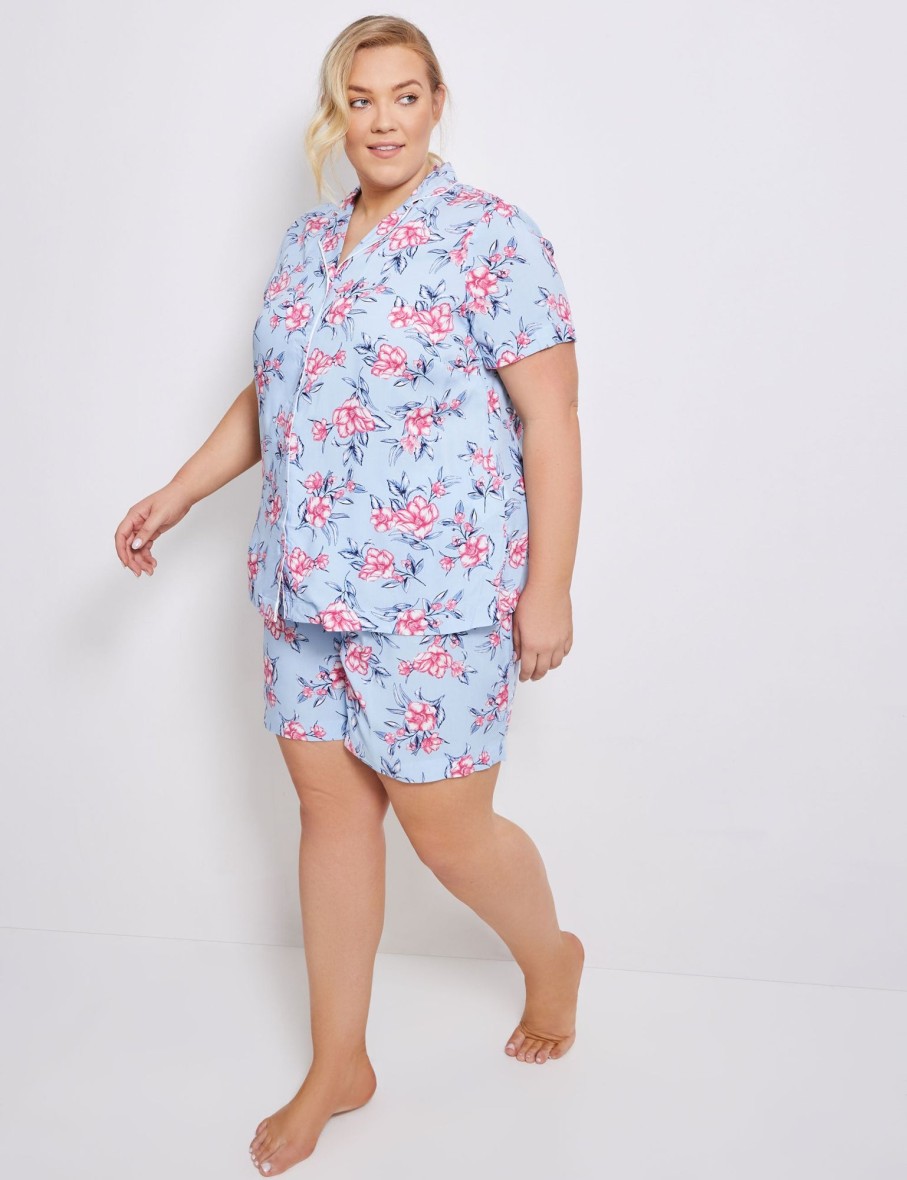 Sleepwear Autograph | Autograph Woven Short Sleeve Shorts Pyjama Set