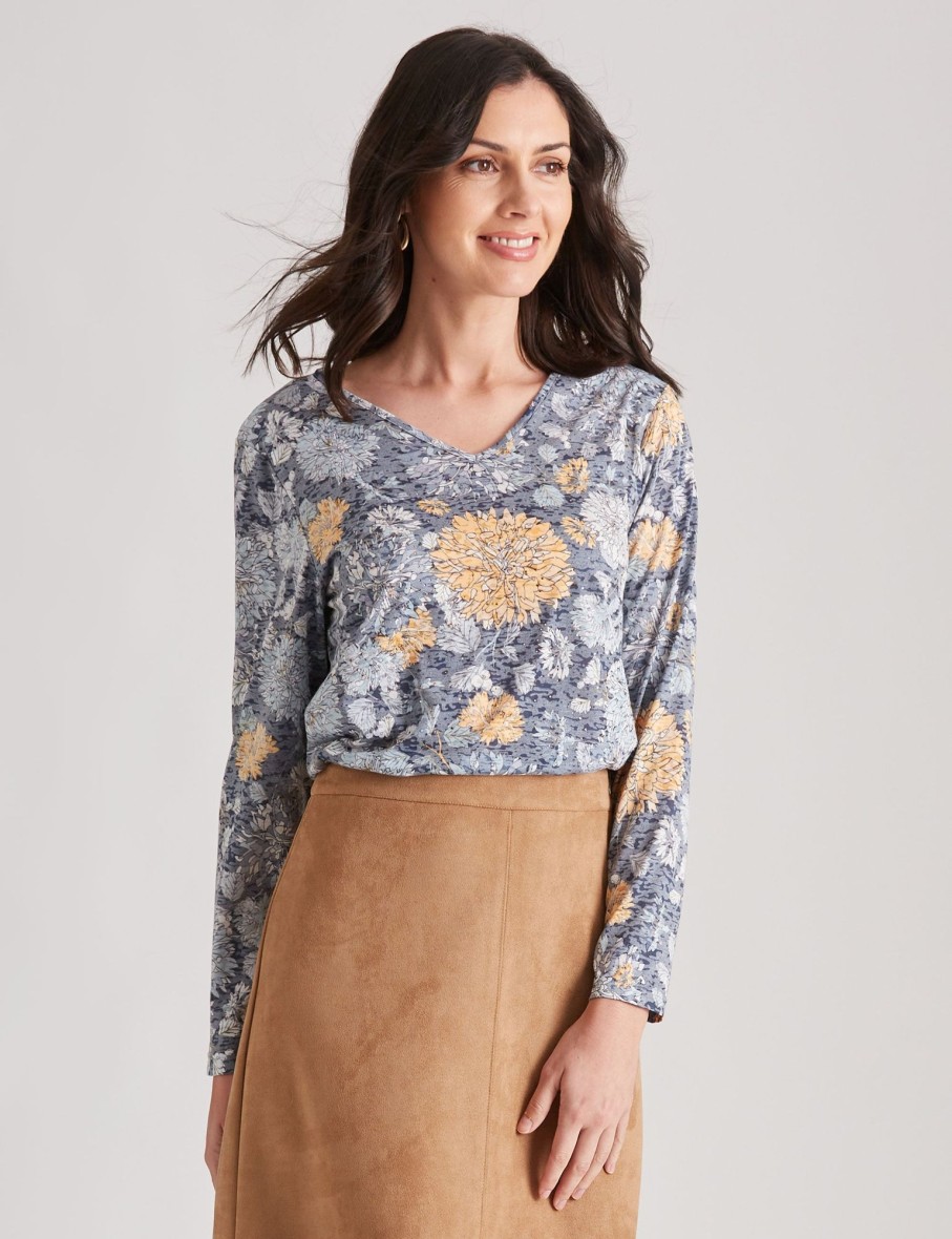 Tops WLane | W.Lane Burnout Hotfix Print Top