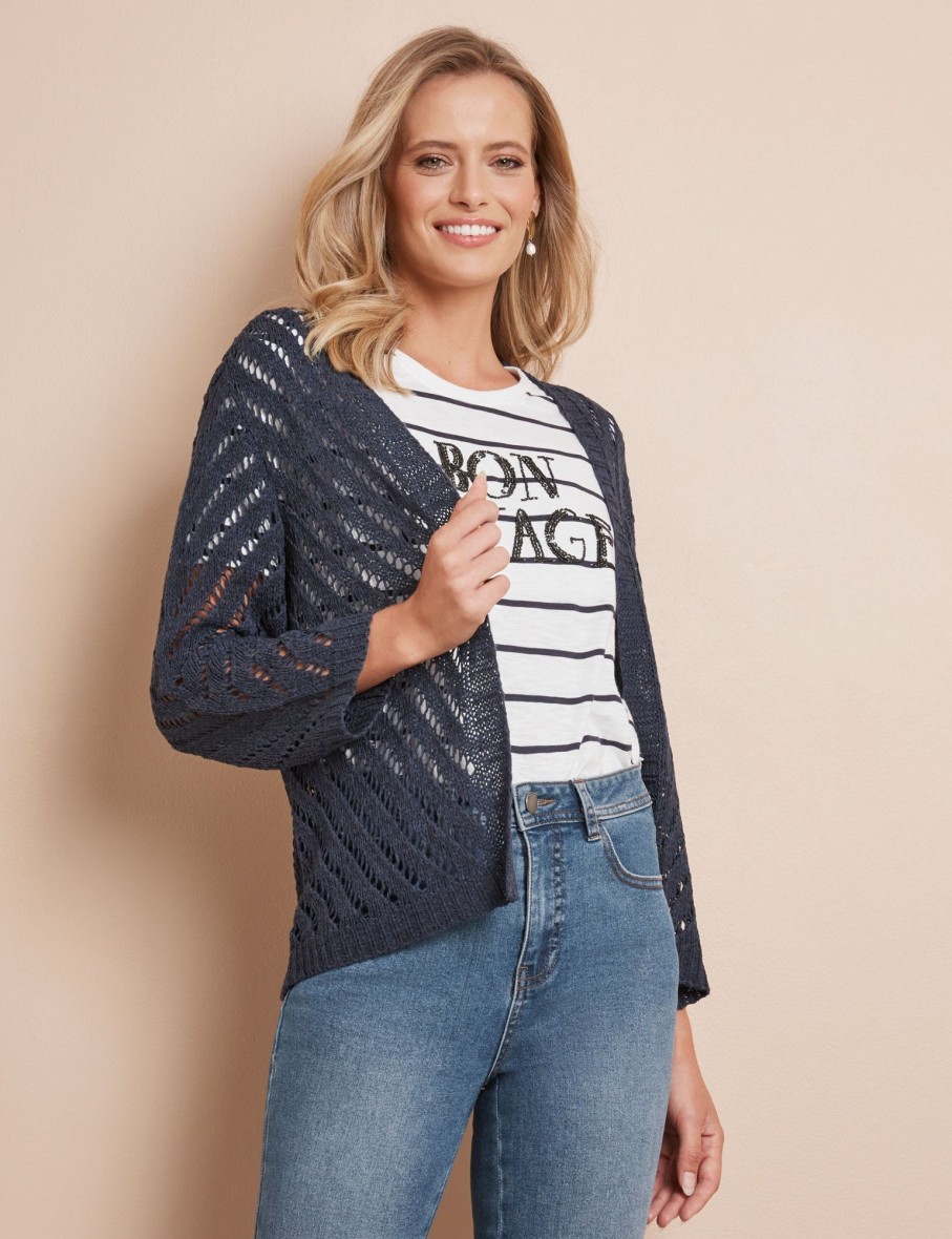 Knitwear WLane | W.Lane Pointelle Cardigan