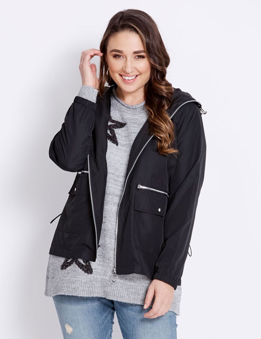 Outerwear Katies | Katies Pocket Detail Anorak