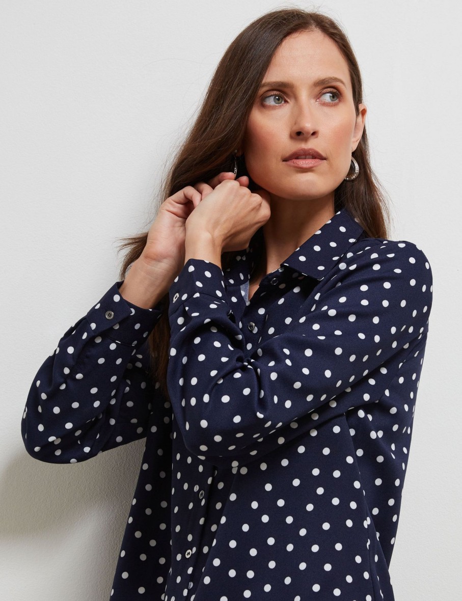 Tops NoniB | Printed Collared Shirt