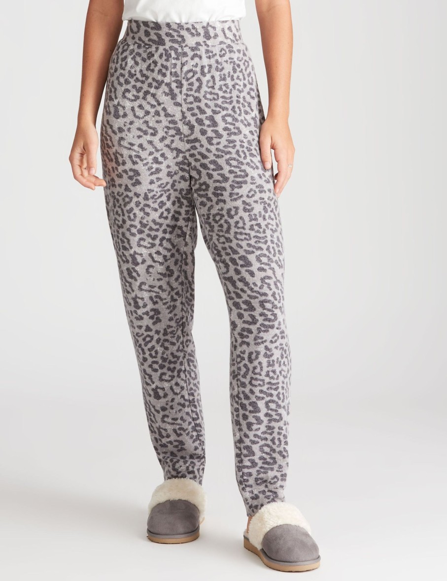 Sleepwear Rockmans | Rockmans Cosy Animal Print Sleepwear Pants