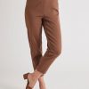 Bottoms Millers | Millers Ankle Length Side Split Hem Bengaline Pant