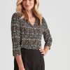 Tops NoniB | Noni B Knitwear Zipped Front Top