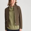 Outerwear WLane | W.Lane Suedette Top Stitch Jacket