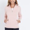 Outerwear Millers | Millers Long Sleeve 1/2 Zipped Front Top