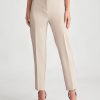 Bottoms LizJordan | Liz Jordan Slim Leg Button Pant