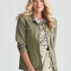 Outerwear NoniB | Noni B Cotton Collared Jacket