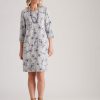 Dresses Millers | Millers 3/4 Sleeve Brushed Knee Length Dress