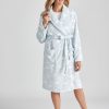 Sleepwear Millers | Millers Printed Coral Fleecy Robe