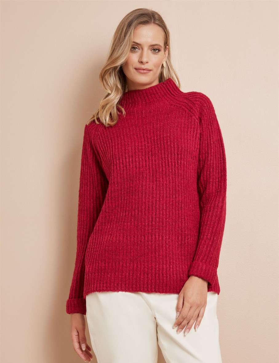 Knitwear WLane | W.Lane High Neck Rib Jumper