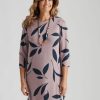 Dresses Millers | Millers 3/4 Sleeve Brushed Knee Length Dress