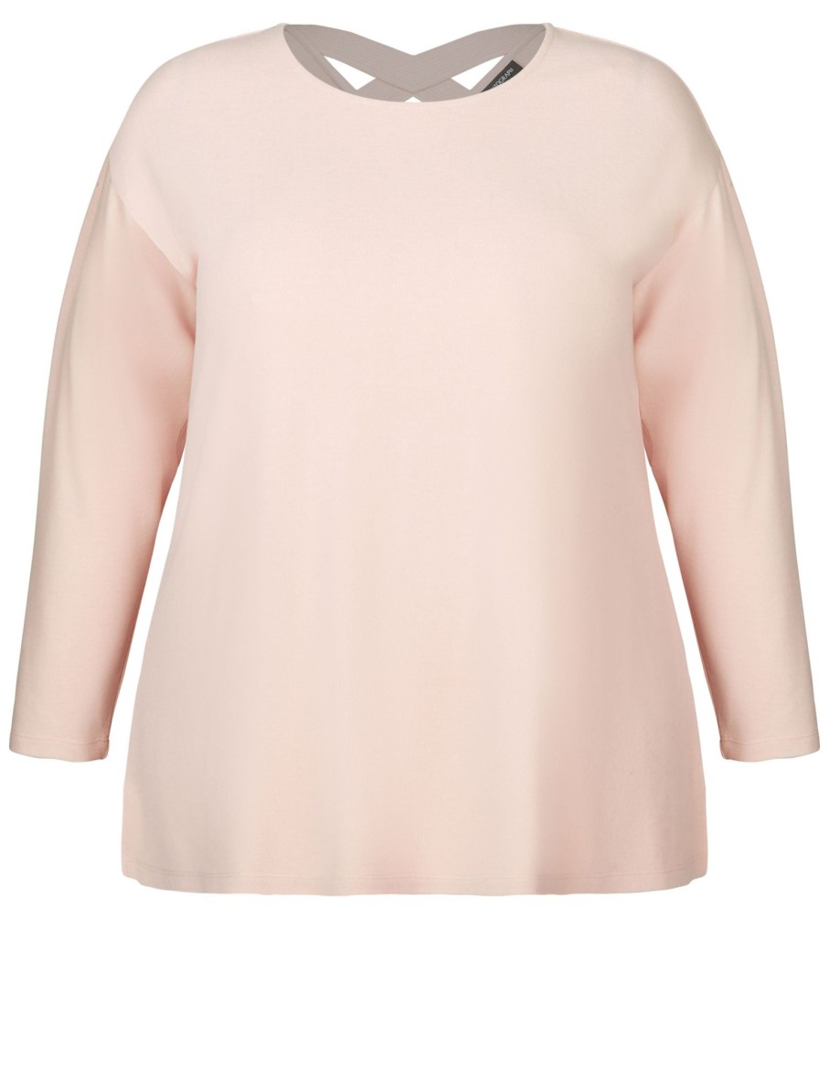 Tops Autograph | Autograph Long Sleeve Cross Back Knitwear Top