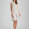 Dresses WLane | W.Lane Linen Tie Neck Floral Dress