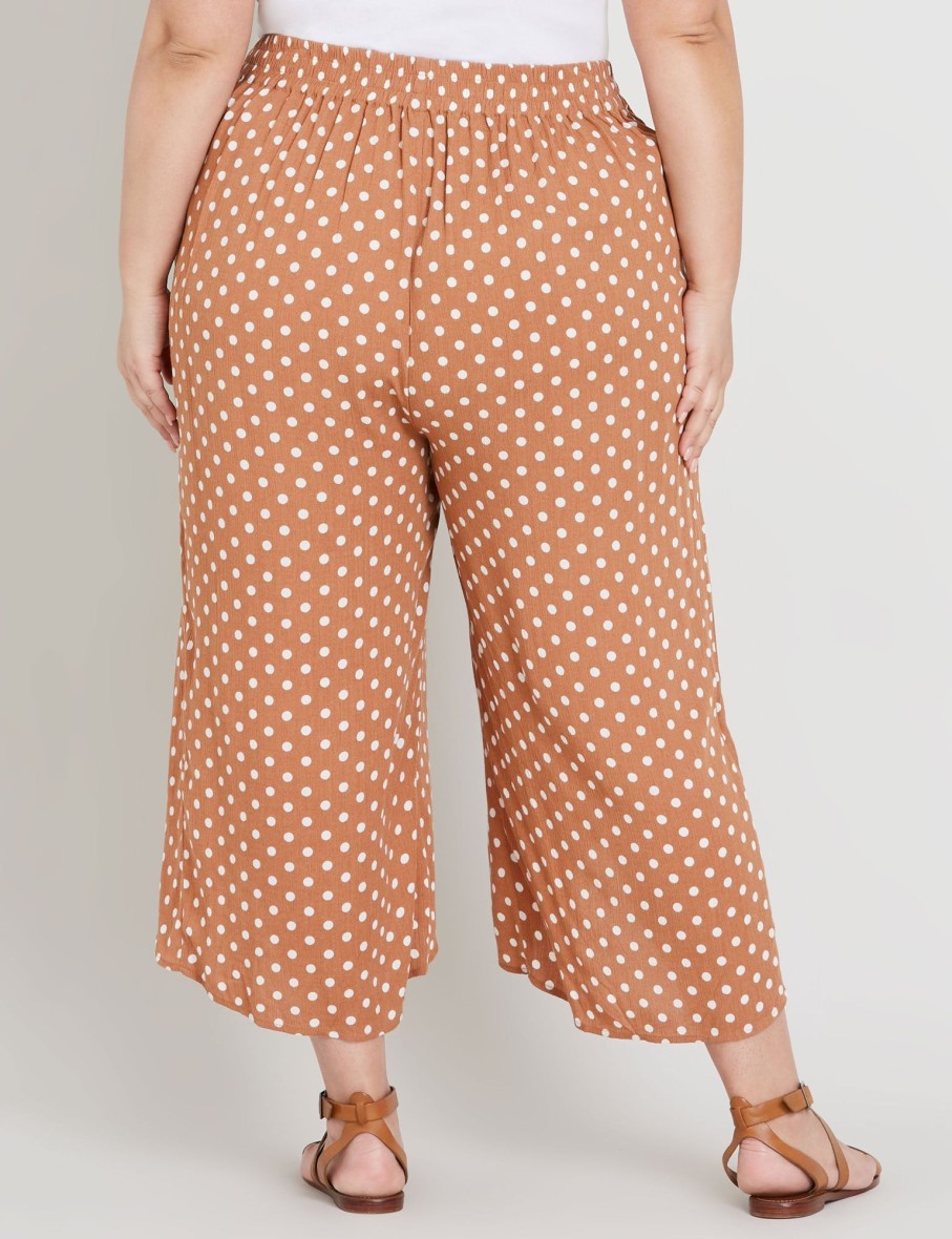 Bottoms Beme | Beme Crop Spot Wrap Pants