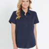 Tops NoniB | Noni B Short Sleeve Linen Shirt