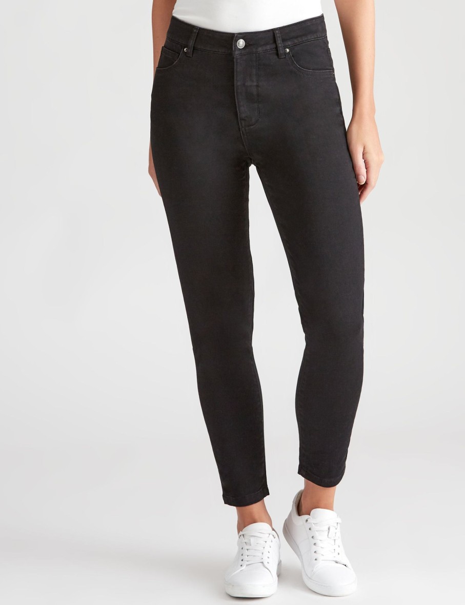 Bottoms Katies | Katies Full Length Knitwear Slim Jeans