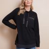 Knitwear WLane | W.Lane Hotfix Funnel Neck Jumper