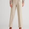 Bottoms Millers | Millers Full Length Wide Legs Pannelled Ponte Zipped Pants