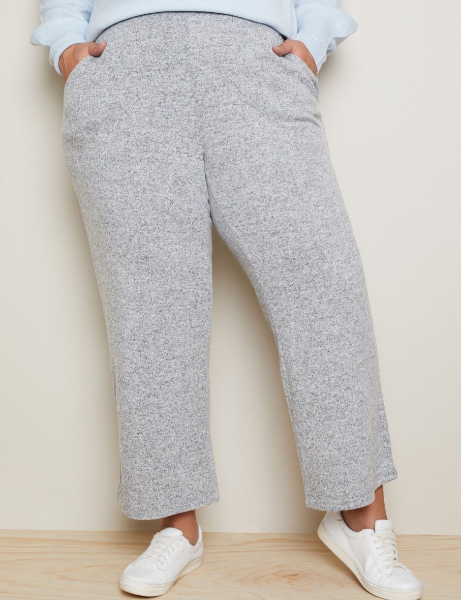 Bottoms Autograph | Autograph Cropped Fluffy Knitwear Pants