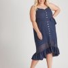 Dresses Beme | Beme Strappy Woven Dress