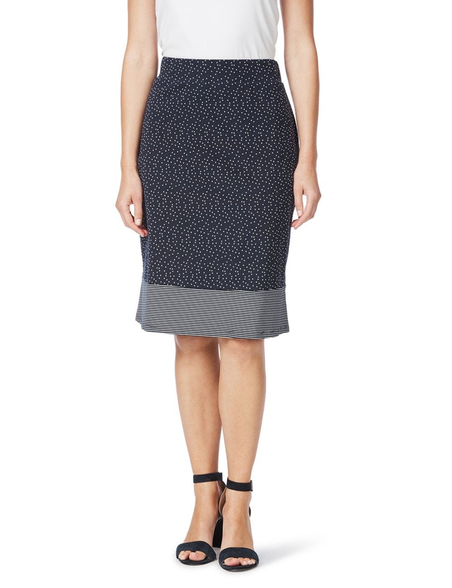 Bottoms WLane | W.Lane Spot A-Line Skirt